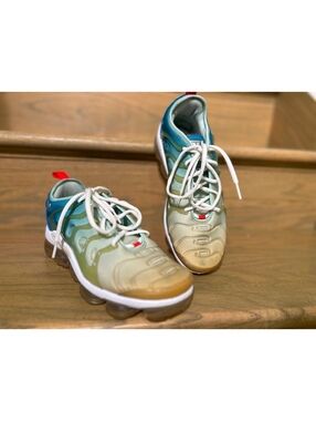 Nike Air VaporMax Plus Gradient Blue Green Sneakers
